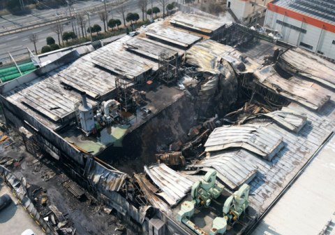 [포토뉴스] 폭삭 무너진 안전