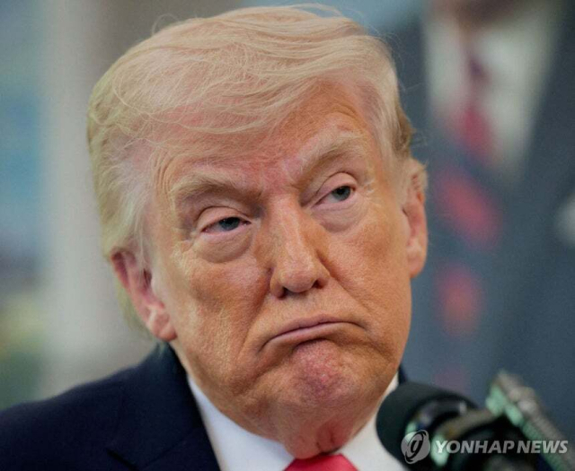 트럼프 대통령. 연합뉴스