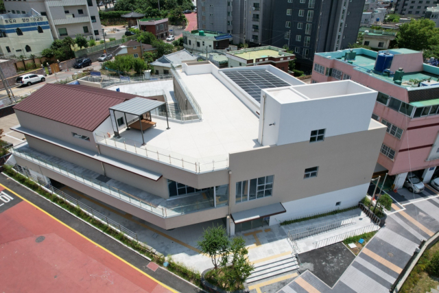 장난감도서관이 들어서 있는 북부동 생활기반센터 전경. 양산시 제공