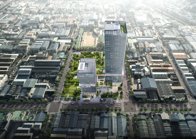 서부산행정복합타운 조감도. 부산시 제공