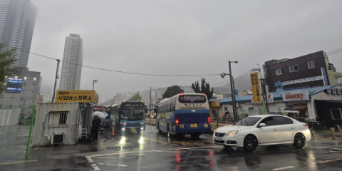 대책 없이 아파트 상가로 옮기는 해운대 시외버스 정류소