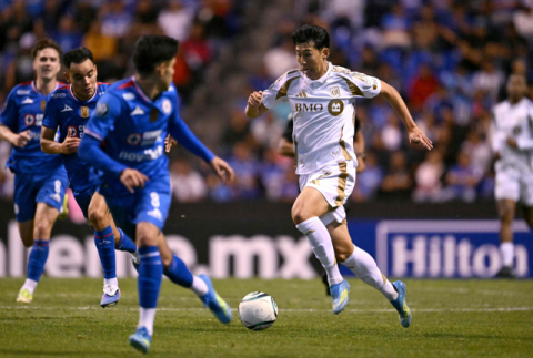 최전방 공격수 손흥민, LAFC 챔피언스컵 4강행 견인