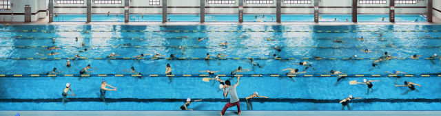 권순관, Gestures in swimming, 2009. space bv 제공