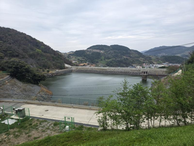 통영시 욕지도 유일한 수원인 식수댐. 통영시 제공