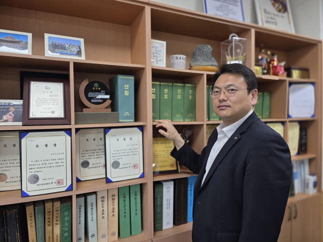 정덕교 진주시 산림조합장. 김현우 기자