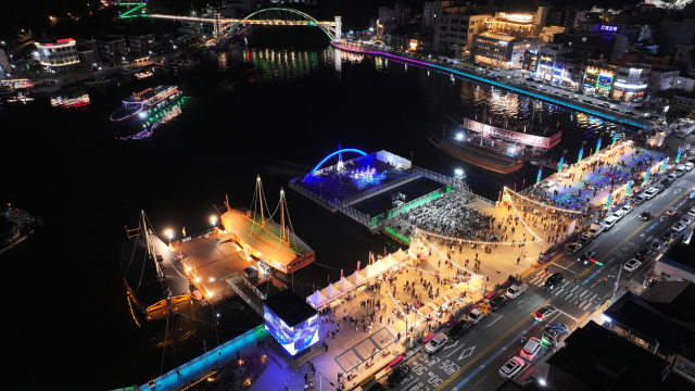 2026 강구안 나이트 프린지 두 번째 무대가 열린 강구안 일대. 부산일보DB