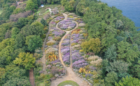 마산 돝섬, 사계절 내내 꽃피는 정원으로