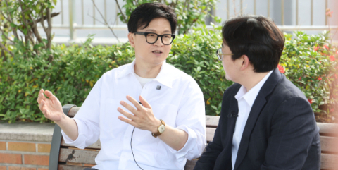 한동훈 “하정우는 이재명 아바타?…부산서 보수 동남풍 만들어야”