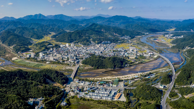 경남 합천군 합천읍 전경. 합천군 제공