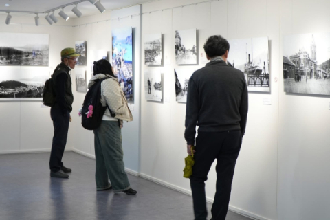 부산항 개항 150년, 부산 원도심의 추억 전시 장면. 부산시설공단 제공