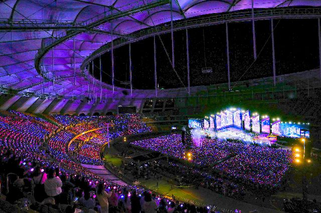 사진은 지난 2022년에 부산아시아드주경기장에서 열린 그룹 방탄소년단(BTS)의 2030 부산세계박람회 유치 기원 콘서트 '옛 투 컴 인 부산'(Yet To Come in BUSAN) 공연 장면. 빅히트뮤직 제공