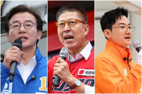 변함없는 선두 전재수, 맹추격 박형준… 오차범위 내 좁혀