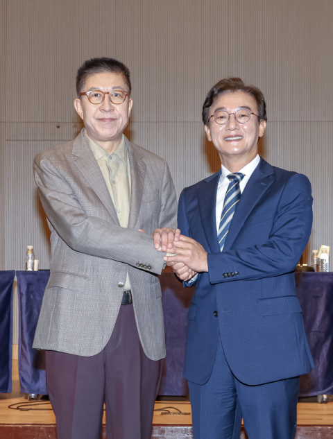 田 “성과 없는 시정 끝내야” 朴 “해양수도 공약 허울뿐” [부산시장 후보 관훈토론회]