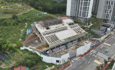 반년 넘게 멈춰있던 진주 동부시립도서관 공사 ‘재개’